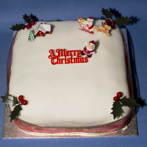 自制圣诞蛋糕图片下载