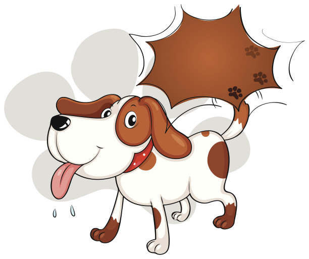 可爱的狗狗喘气图片下载