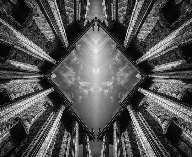 泰国寺庙：玉佛寺柱图片下载