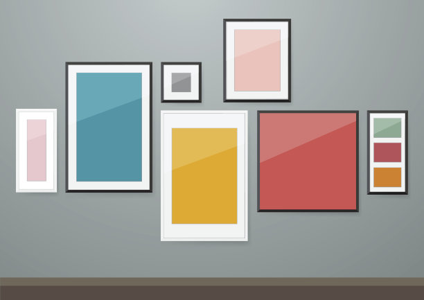 墙上的相框图片下载