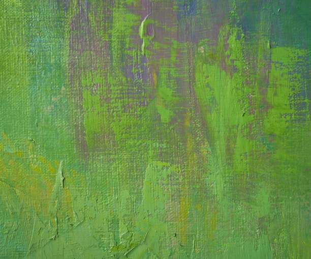画布上的绿色油画，碎片图片下载