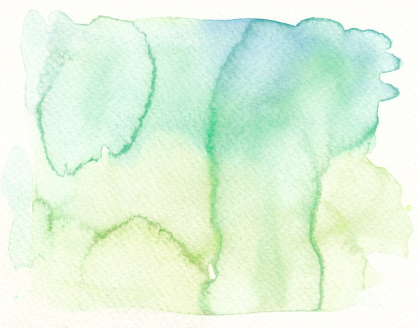 明亮的黄绿色水彩背景图片下载