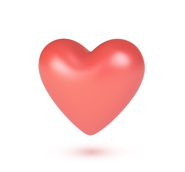 3 d情人节的心图片下载