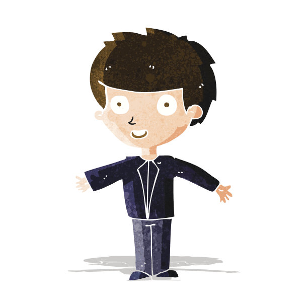 卡通快乐男孩图片下载