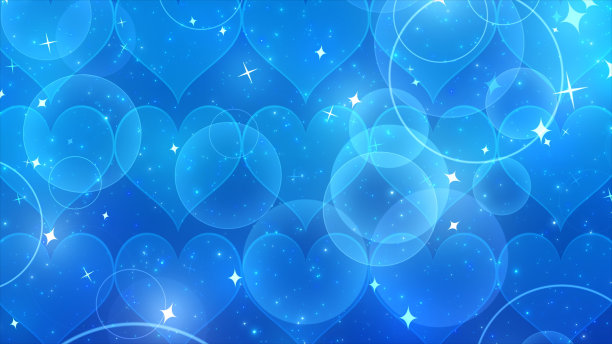 ハートときらきらの背景图片下载