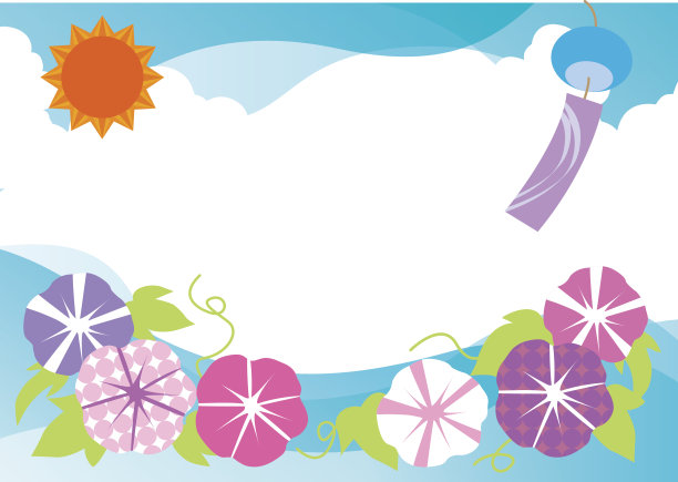 日本清新之夏(牵牛花)图片下载