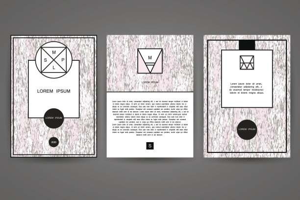 小册子抽象设计。图片下载