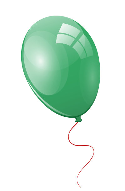 绿色的气球图片下载