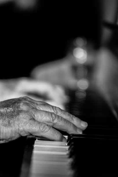 手放在键盘上图片下载