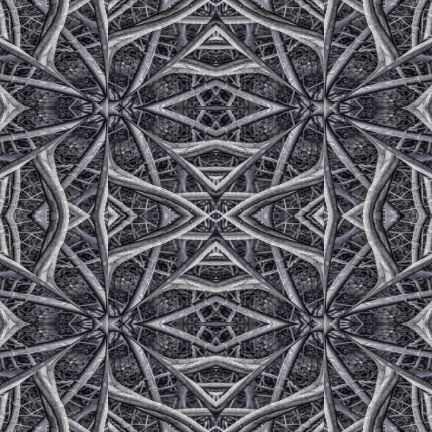 红树林拼贴无缝图案图片下载