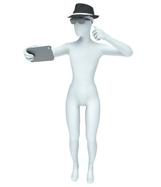 3 d白人。有问题的照片图片下载