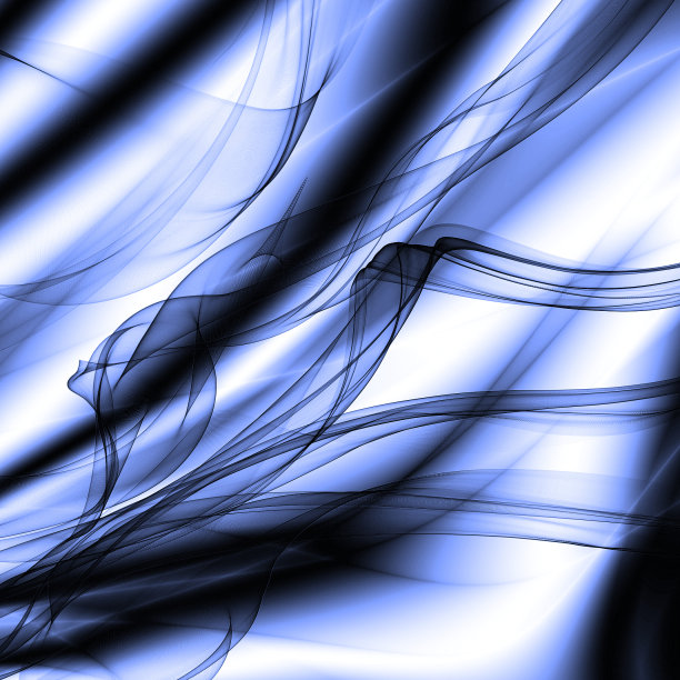 典雅的质感蓝烟插画设计图片下载