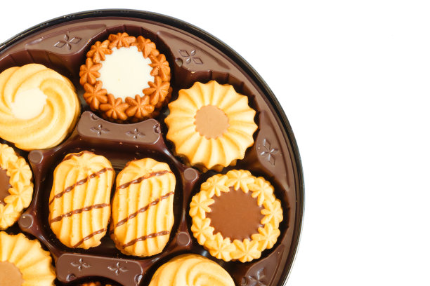 饼干在盘子图片下载