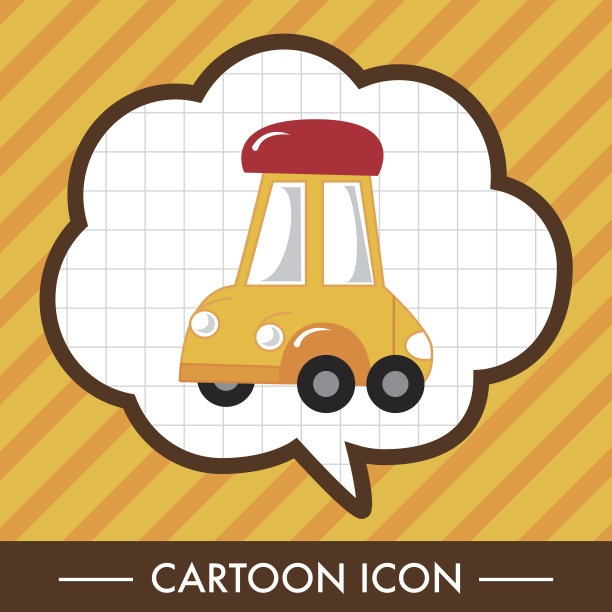 交通车主题元素向量，eps图片下载