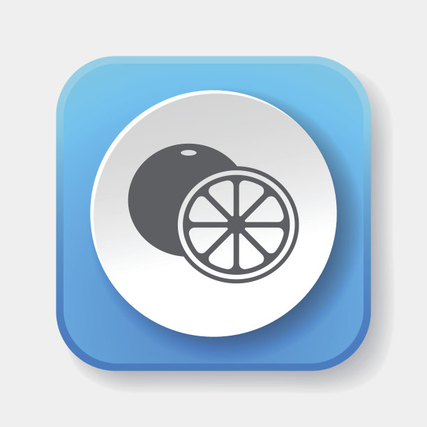 水果的橙色图标图片下载