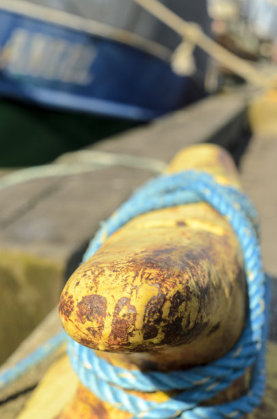 系泊钩和缆绳图片下载