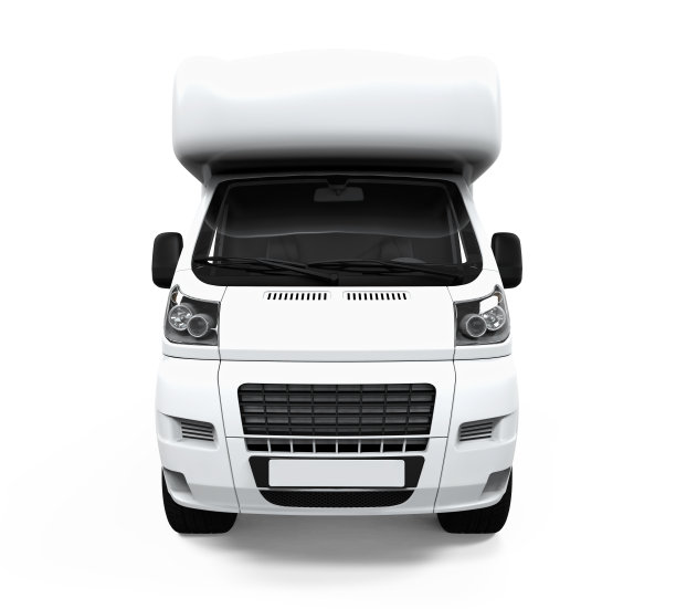 露营小巴孤立图片下载