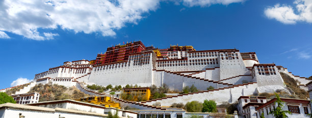 布达拉宫全景图片下载