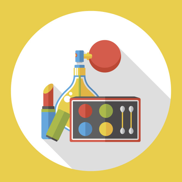 化妆套装平面图标图片下载