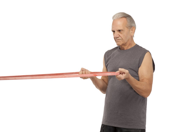 老人在拉橡皮筋图片下载