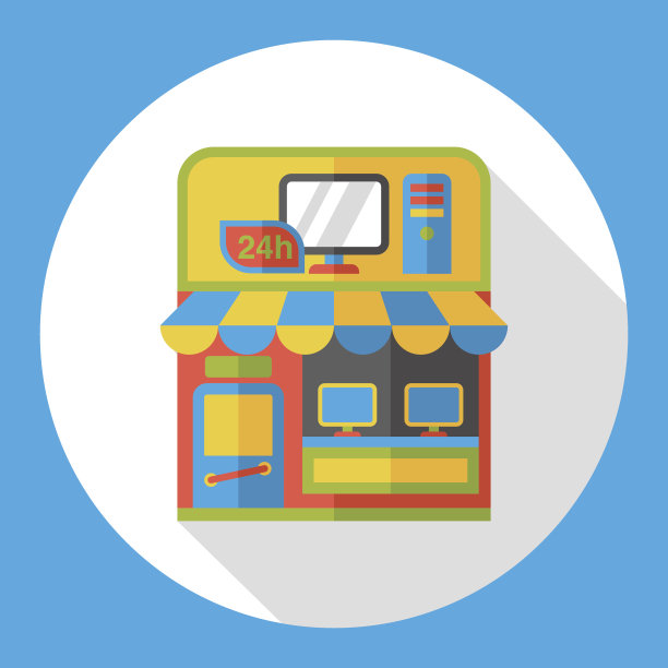 商店商店平面图标图片下载