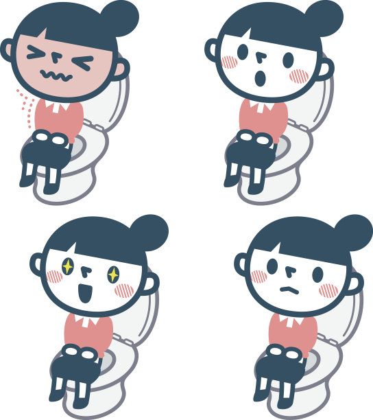 一组女性厕所场景图片下载