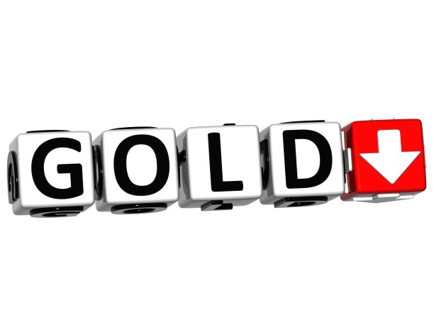 3D黄金按钮块立方体文本图片下载