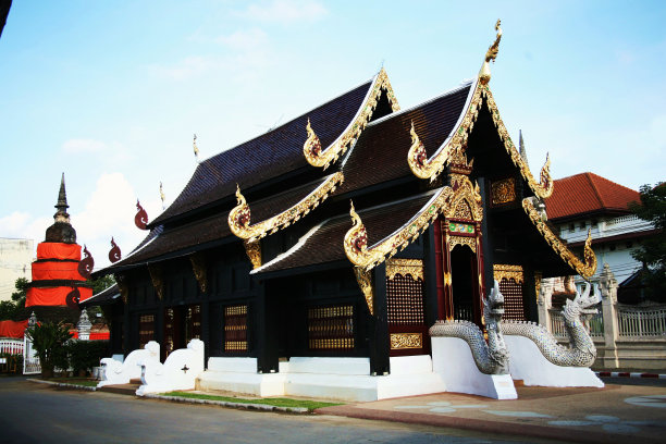 黑色的寺庙图片下载