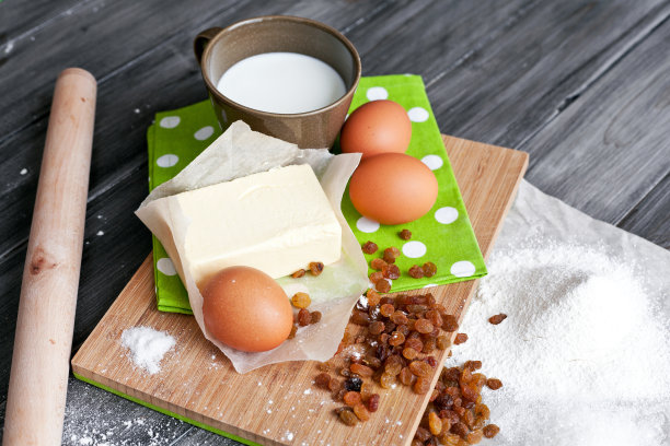 复活节蛋糕配料图片下载