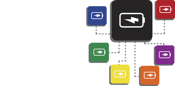 电池充电单图标矢量插图图片下载