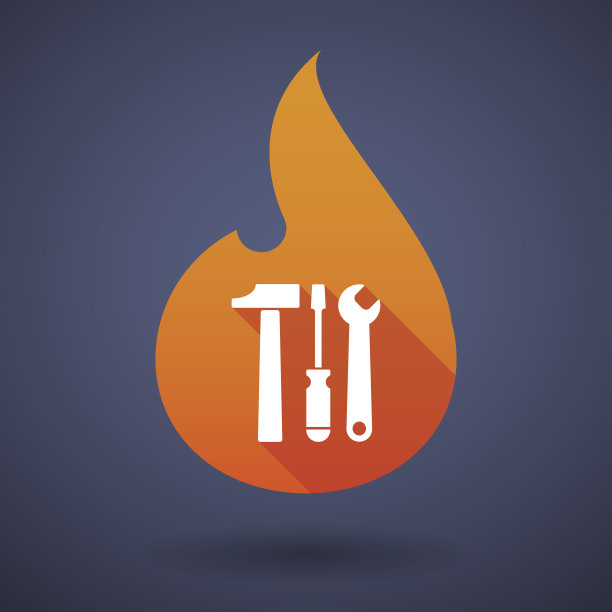 火焰图标与工具集图片下载