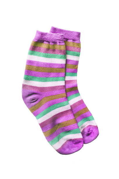 条纹的袜子图片下载