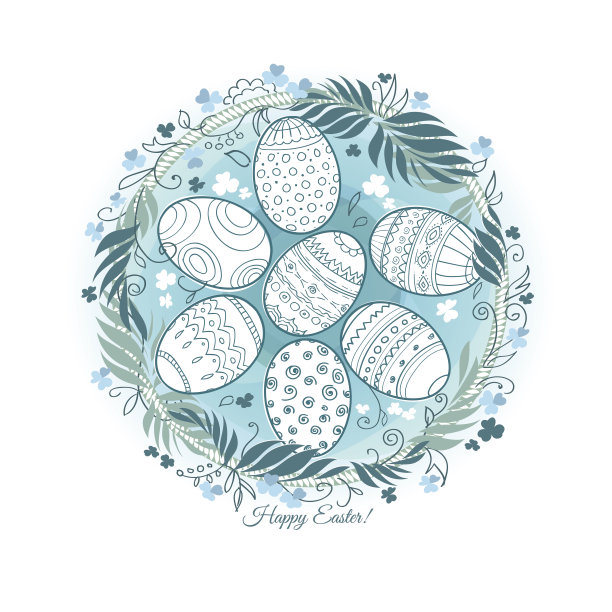 复活节彩蛋图片下载