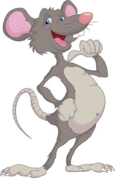 卡通可爱的老鼠图片下载
