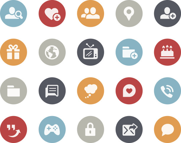 社交沟通图标//经典图片下载