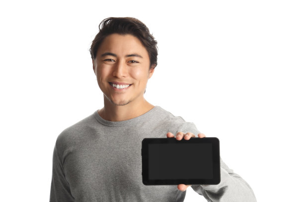 带着电子阅读器的帅哥图片下载