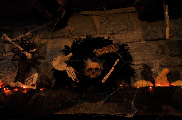 万圣节在黄昏。图片下载