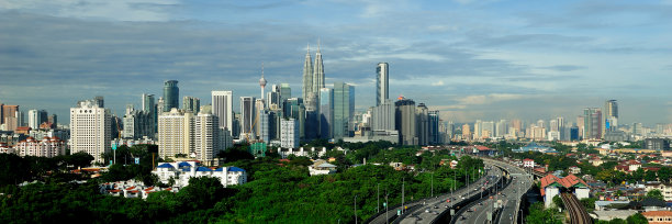 吉隆坡市中心全景图图片下载