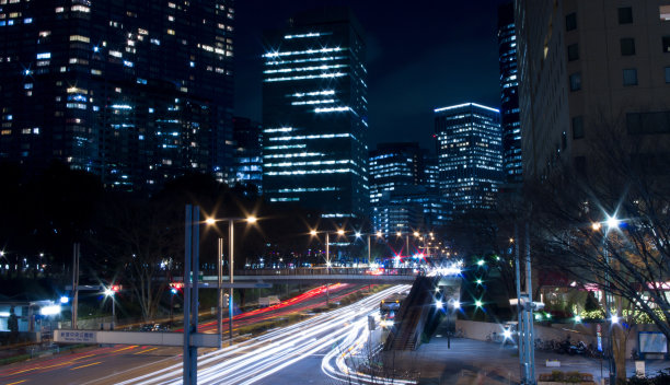 晚上的大都市图片下载