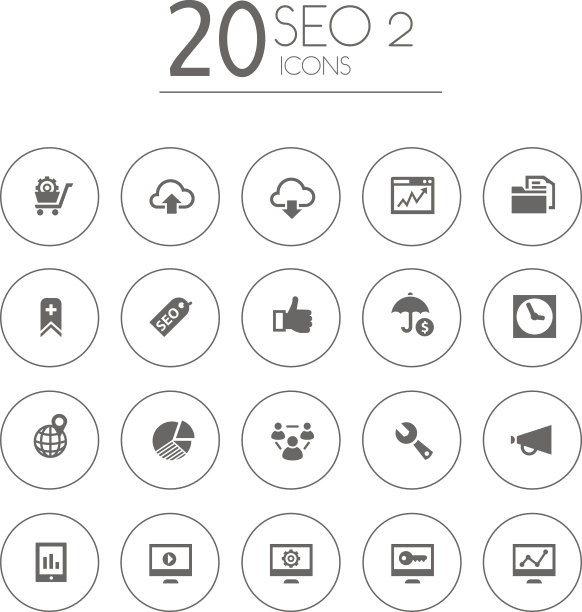 细线SEO 2图标图片下载