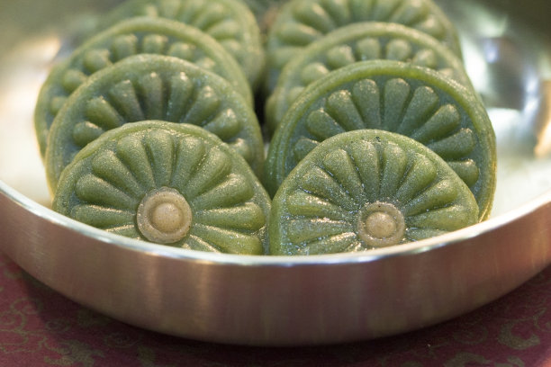 韩国传统年糕松糕图片下载