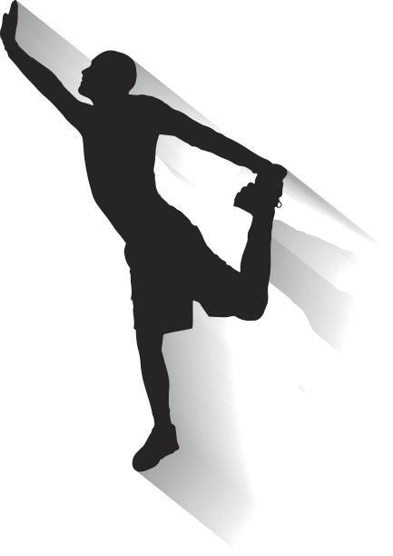 一个人的矢量剪影。图片下载