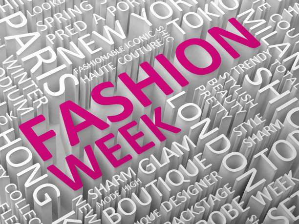 时尚新闻词云。图片下载