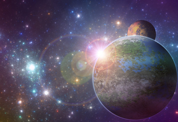 日出在幻想外星球图片下载