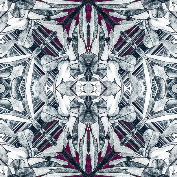 几何花拼贴图案图片下载