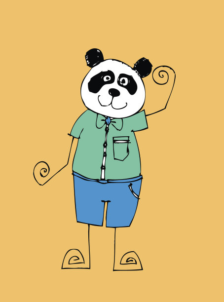 卡通动物收藏在Jaidee家庭风格图片下载