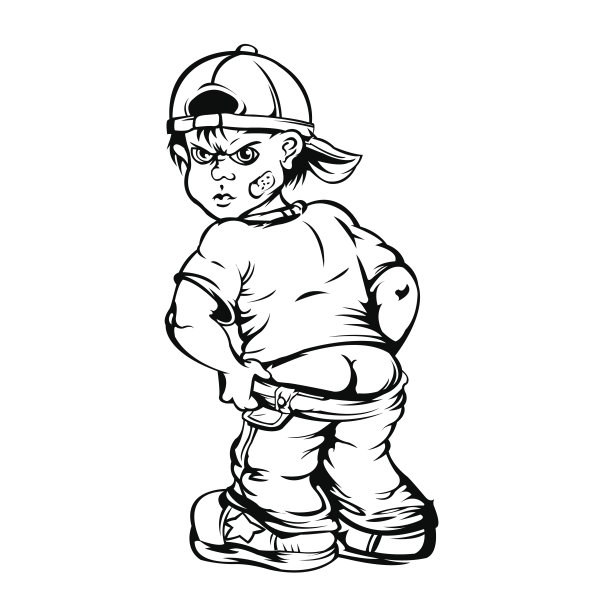 粗鲁的男孩卡通图片下载