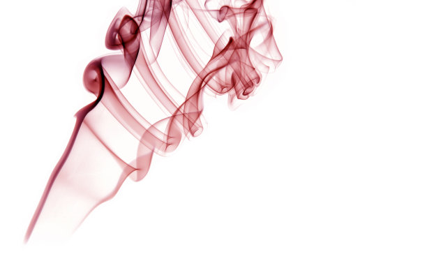 彩色烟雾和白色背景图片下载