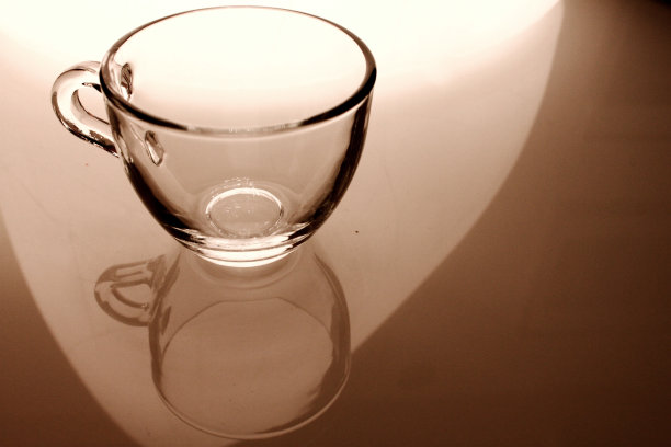 咖啡杯玻璃透明图片下载