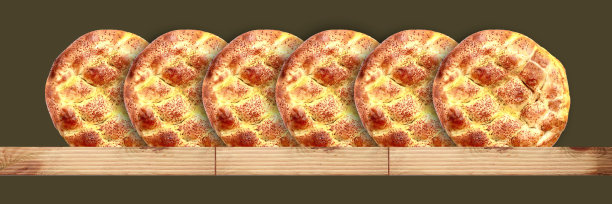 架子上的皮塔饼图片下载